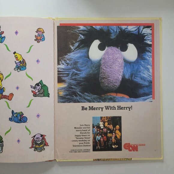 Sesame Street Pet Show Book Vintage 1980s Muppets Jim Henson Big Bird Ernie - Picture 4 of 8